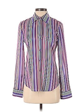 Laundry by Shelli Segal Long Sleeve Silk Top (view 1)
