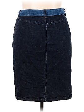 Glamour X Lane Bryant Denim Skirt (view 2)