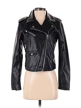 Nine West Faux Leather Jacket (view 1)