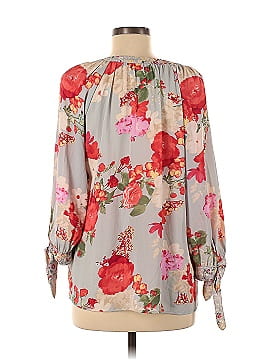 Fig and Flower Long Sleeve Blouse (view 2)