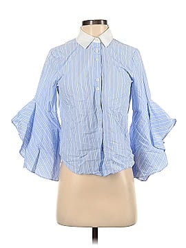 Jonathan Simkhai 3/4 Sleeve Button-Down Shirt (view 1)