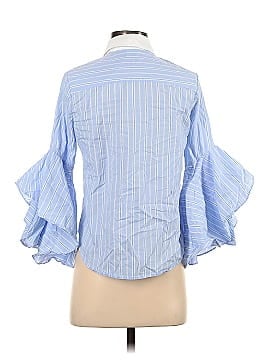 Jonathan Simkhai 3/4 Sleeve Button-Down Shirt (view 2)