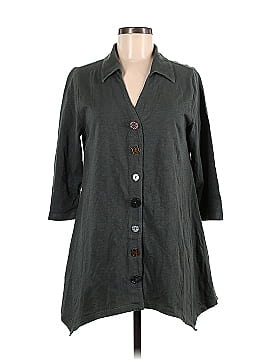 Soft Surroundings 3/4 Sleeve Button-Down Shirt (view 1)