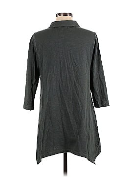 Soft Surroundings 3/4 Sleeve Button-Down Shirt (view 2)