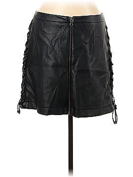 BCBGMAXAZRIA Faux Leather Skirt (view 1)