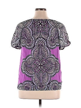 INC International Concepts Short Sleeve Blouse (view 2)