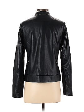 MICHAEL Michael Kors Faux Leather Jacket (view 2)