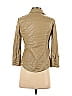 Elie Tahari 100% Polyurethane Solid Tan Long Sleeve Button-Down Shirt Size XS - photo 2