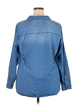 Torrid 3/4 Sleeve Button-Down Shirt (view 2)