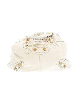 Balenciaga White Chevre Leather Giant 21 Gold Brief Bag (view 1)