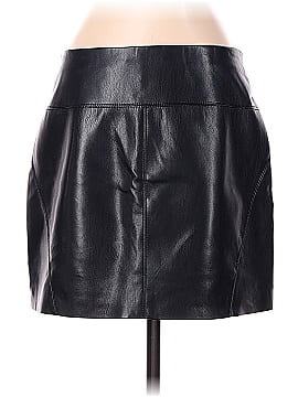 Alice + Olivia Faux Leather Skirt (view 2)