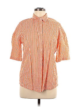 Influence 3/4 Sleeve Button-Down Shirt (view 1)