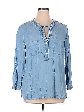 New York & Company Long Sleeve Blouse (view 1)