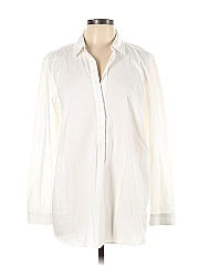 Joan Vass Long Sleeve Button Down Shirt