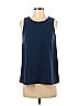 Amanda Uprichard 100% Polyester Blue Sleeveless Blouse Size P (petite) - photo 1