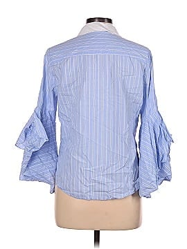 Jonathan Simkhai 3/4 Sleeve Button-Down Shirt (view 2)