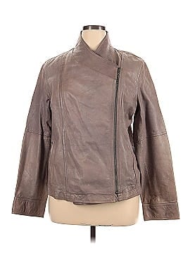 J.Jill Faux Leather Jacket (view 1)