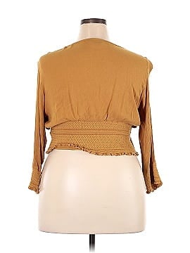 City Chic 3/4 Sleeve Top (view 2)