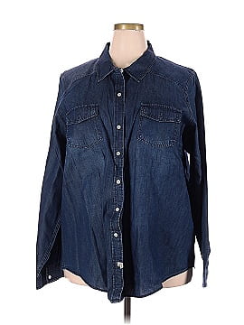 Torrid Long Sleeve Button-Down Shirt (view 1)