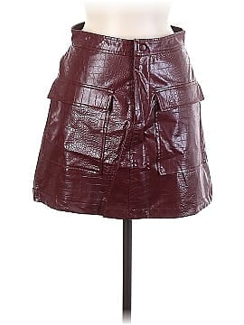 Steve Madden Faux Leather Skirt (view 1)