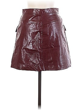 Steve Madden Faux Leather Skirt (view 2)