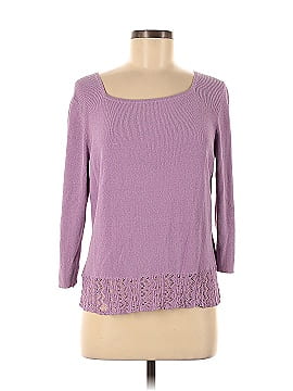 Tribeca Silk Pullover Sweater (view 1)