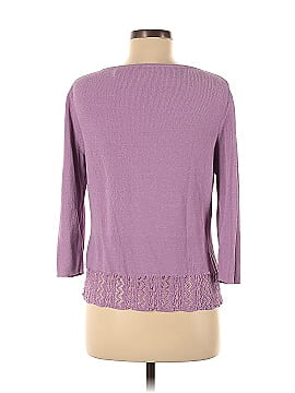 Tribeca Silk Pullover Sweater (view 2)