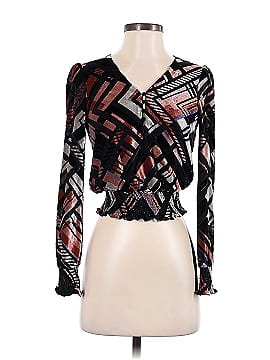 White House Black Market Long Sleeve Blouse (view 1)