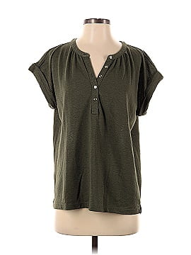 Ann Taylor LOFT Short Sleeve Henley (view 1)