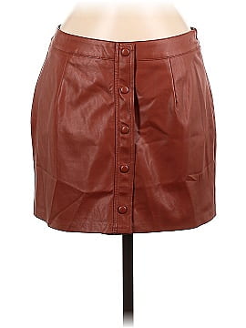 Lulus Faux Leather Skirt (view 1)