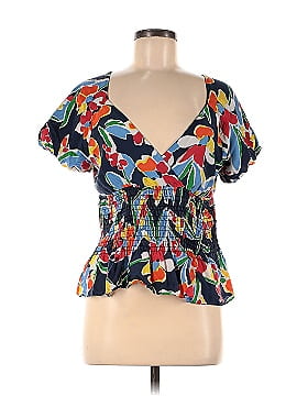 Lauren by Ralph Lauren Short Sleeve Blouse (view 1)