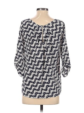 Shoshanna 3/4 Sleeve Silk Top (view 2)
