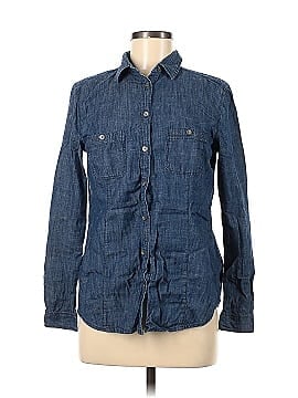 Ann Taylor LOFT Long Sleeve Button-Down Shirt (view 1)