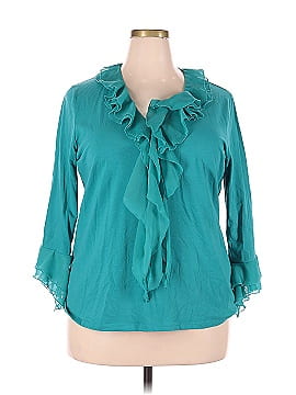 Jones New York Signature Long Sleeve Blouse (view 1)