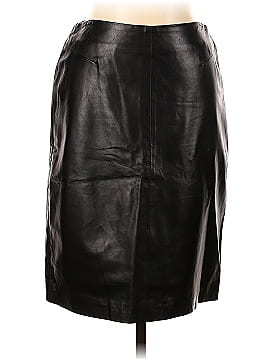 Folio Saks Fifth Avenue Leather Skirt (view 1)