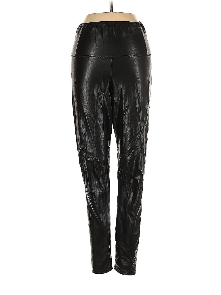 Pre-owned Wilfred Free Faux Leather Pants In Black