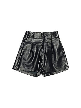 Aaron & Amber Faux Leather Shorts (view 1)