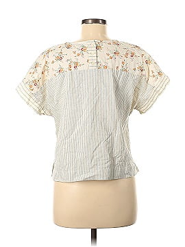 Madewell x The New Denim Project Short Sleeve Blouse (view 2)