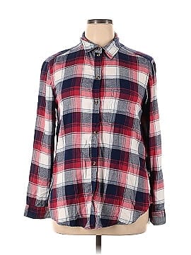 American Eagle Outfitters Long Sleeve Button-Down Shirt (view 1)