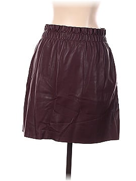 Zara Faux Leather Skirt (view 2)