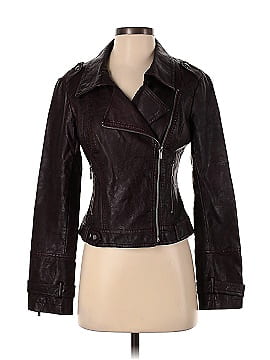 Blanc Noir Faux Leather Jacket (view 1)