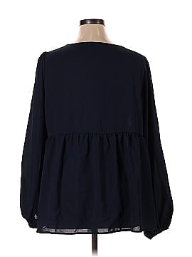 Shein Curve Long Sleeve Blouse (view 2)