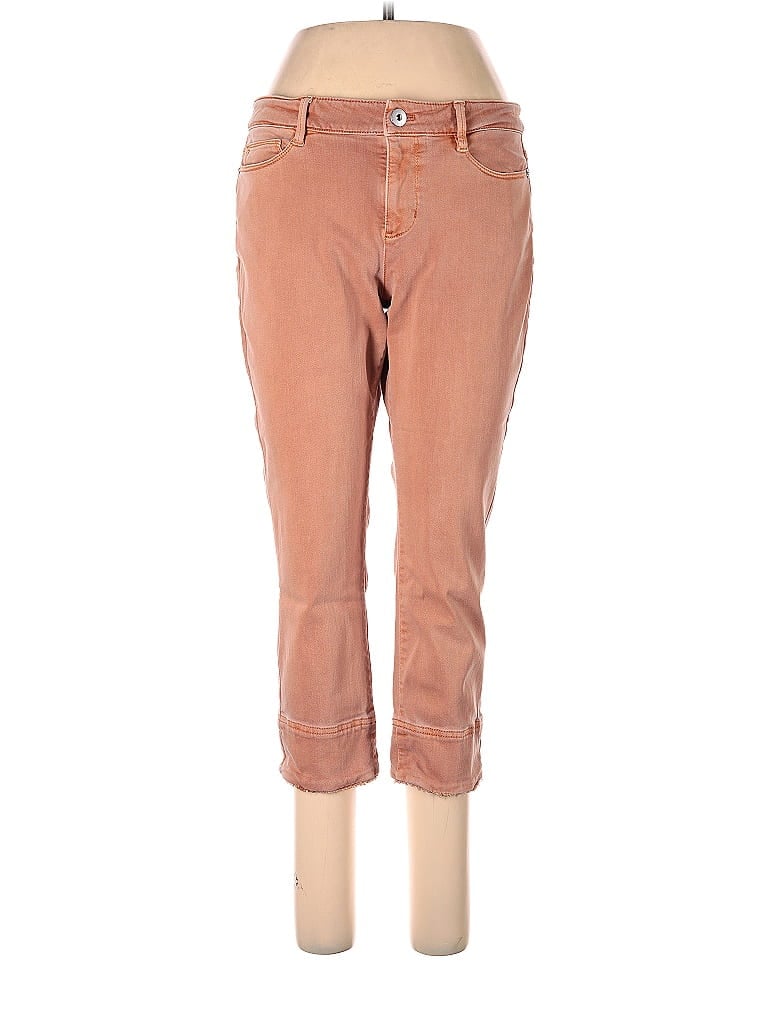 Pre-owned Unbranded Jeans In Orange