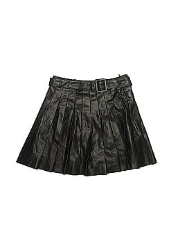 Zara Faux Leather Skirt (view 1)