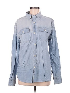 American Eagle Outfitters Long Sleeve Button-Down Shirt (view 1)