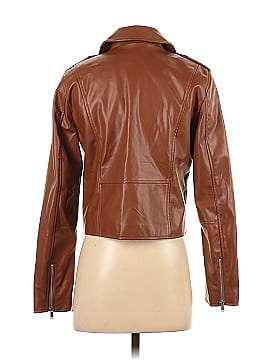 Nine West Faux Leather Jacket (view 2)