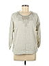 MKT Studio Gray 3/4 Sleeve Blouse Size 28 waist - photo 1