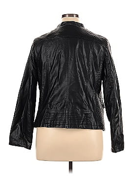 Alfani Faux Leather Jacket (view 2)