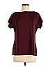 Bethany Burgundy Short Sleeve T-Shirt Size 9 - 10 - photo 1