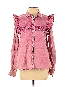 Free People Long Sleeve Button-Down Shirt (view 1)